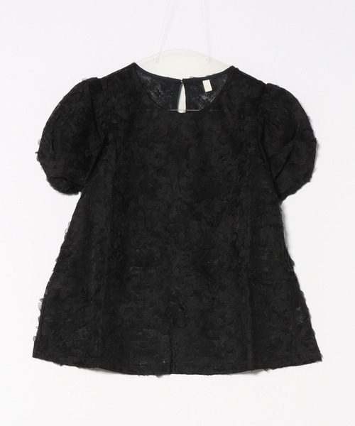 Lace Ladies(レースレディース)の「フラワー ジャガード クルーネック パフスリーブ プルオーバー(Tシャツ/カットソー・レディース・アイボリー/ブラック・FREE)」の17枚目の写真