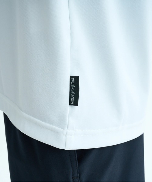 Quiksilver(クイックシルバー)の「DOUBLE LOGO LS YOUTH/クイックシルバーキッズバックロゴプリント長袖ラッシュガード(水着)(ラッシュガード・キッズ・ブラック/ホワイト・160/150/140/130)」の5枚目の写真