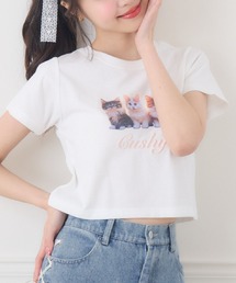 catプリントTEE