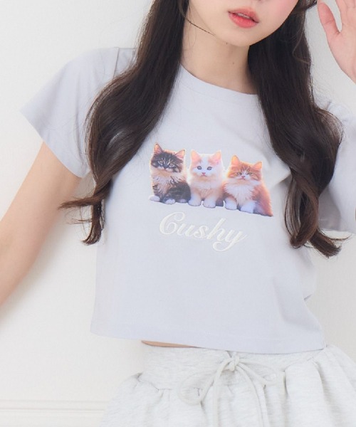 MME ROAD 売れ筋商品|||エムエムイー ロード Tシャツ トップス レディース Tops Pink フレンチロゴショートSH|ems excite | RETRO GIRL ONLINE STORE