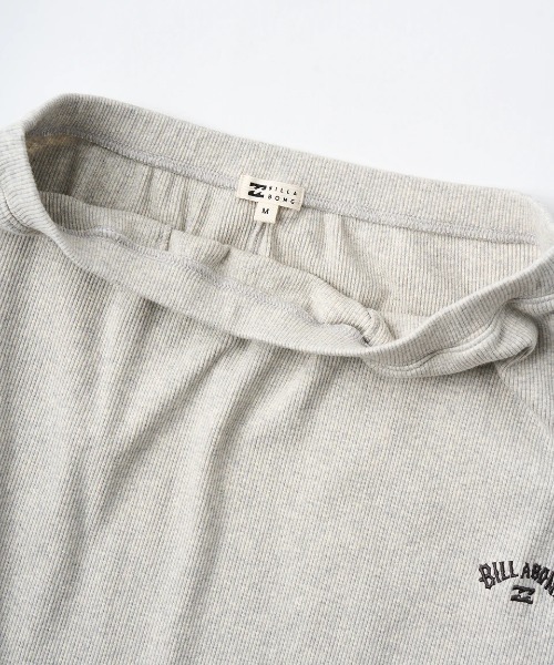 BILLABONG(ビラボン)の「BILLABONG レディース ARCH EMB RIB LONG SKIRT スカート 【2025年夏モデル】/ビラボンストレッチリブロングスカート(スカート・レディース・グレー/マルチ・MEDIUM)」の3枚目の写真