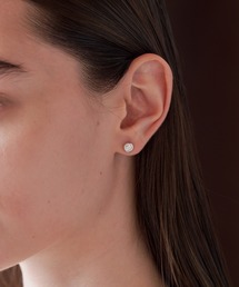 ALLURELLE(�A��������)�́yALLURELLE�zsilver925 �L���[�r�b�N�W���R�j�A�s�A�X KNF-TP(�s�A�X�i�����p�j)