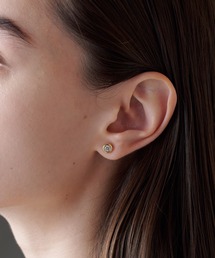 【ALLURELLE】silver925 キュービックジルコニアピアス KNF-TP ※