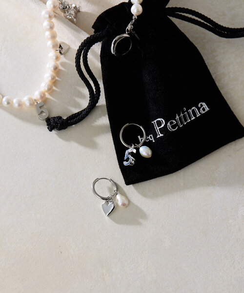 ear PAPILLONNER（イアパピヨネ）の「【beq pettina】モチーフ×淡水パールピアス（ピアス（両耳用）・レディース・シルバー・FREE）」の13枚目の写真