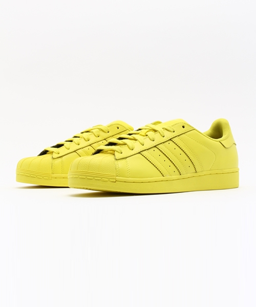 adidas(アディダス)の「【adidas】adidas×Pharrell Williams SUPER STAR(スニーカー・メンズ・ライトグリーン/チャコールグレー/ピンク/イエロー/パープル/グリーン/ブラック/オレンジ・27.5cm/26.5cm/27cm/28cm)」の6枚目の写真