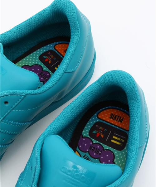 adidas(アディダス)の「【adidas】adidas×Pharrell Williams SUPER STAR(スニーカー・メンズ・ライトグリーン/チャコールグレー/ピンク/イエロー/パープル/グリーン/ブラック/オレンジ・27.5cm/26.5cm/27cm/28cm)」の12枚目の写真