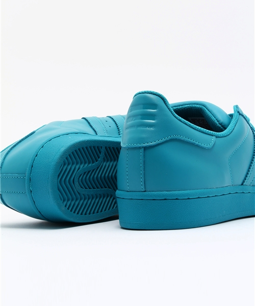 adidas(アディダス)の「【adidas】adidas×Pharrell Williams SUPER STAR(スニーカー・メンズ・ライトグリーン/チャコールグレー/ピンク/イエロー/パープル/グリーン/ブラック/オレンジ・27.5cm/26.5cm/27cm/28cm)」の13枚目の写真