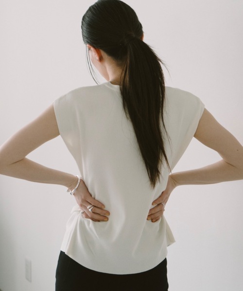 DRWCYS（ドロシーズ）の「サイドタックスリットトップス（ニット/セーター・レディース・グレー/アイボリー・FREE）」の20枚目の写真