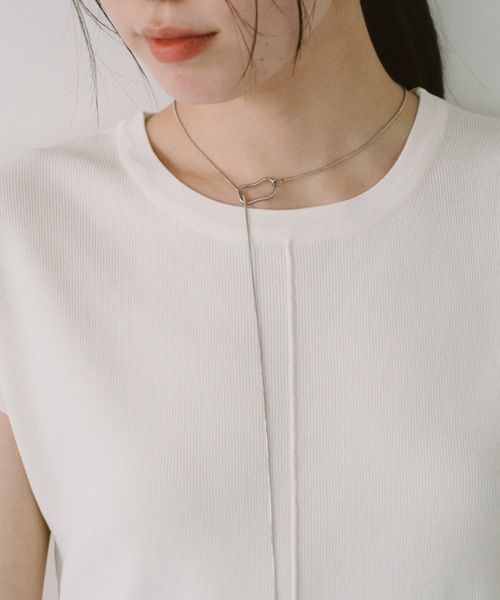 DRWCYS（ドロシーズ）の「サイドタックスリットトップス（ニット/セーター・レディース・グレー/アイボリー・FREE）」の16枚目の写真