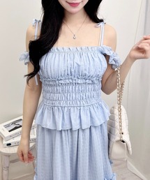 INGNI | 2Wayフリルシアーキャミブラウス(セットアップ対応)(シャツ/ブラウス)