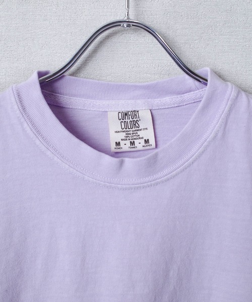 comfort colors(コンフォートカラーズ)の「【COMFORT COLORS】6.1oz レディース ピグメント ボクシーTシャツ(Tシャツ/カットソー・メンズ・スミクロ/ミント/ライトパープル・MEDIUM/LARGE)」の18枚目の写真