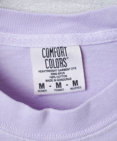 comfort colors(コンフォートカラーズ)の「【COMFORT COLORS】6.1oz レディース ピグメント ボクシーTシャツ(Tシャツ/カットソー・メンズ・スミクロ/ミント/ライトパープル・MEDIUM/LARGE)」の19枚目の写真
