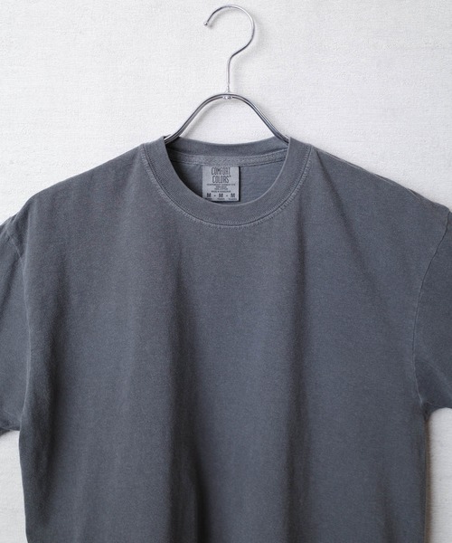 comfort colors(コンフォートカラーズ)の「【COMFORT COLORS】6.1oz レディース ピグメント ボクシーTシャツ(Tシャツ/カットソー・メンズ・スミクロ/ミント/ライトパープル・MEDIUM/LARGE)」の7枚目の写真