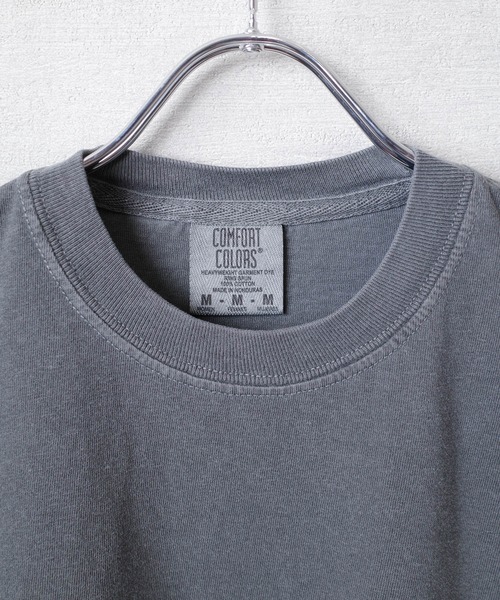 comfort colors(コンフォートカラーズ)の「【COMFORT COLORS】6.1oz レディース ピグメント ボクシーTシャツ(Tシャツ/カットソー・メンズ・スミクロ/ミント/ライトパープル・MEDIUM/LARGE)」の8枚目の写真