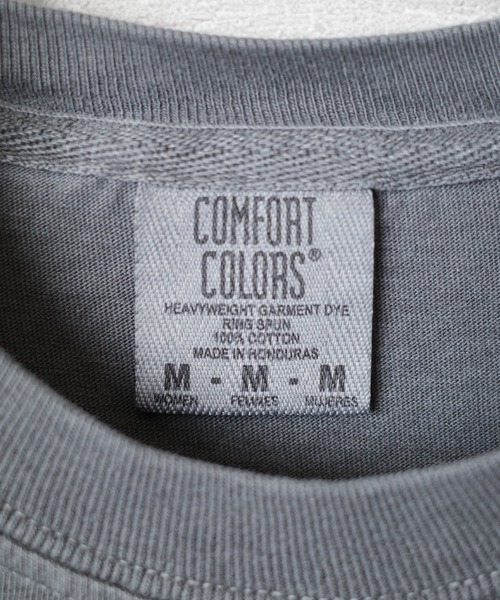 comfort colors(コンフォートカラーズ)の「【COMFORT COLORS】6.1oz レディース ピグメント ボクシーTシャツ(Tシャツ/カットソー・メンズ・スミクロ/ミント/ライトパープル・MEDIUM/LARGE)」の9枚目の写真