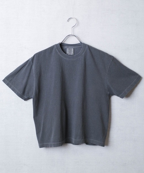 comfort colors(コンフォートカラーズ)の「【COMFORT COLORS】6.1oz レディース ピグメント ボクシーTシャツ(Tシャツ/カットソー・メンズ・スミクロ/ミント/ライトパープル・MEDIUM/LARGE)」の6枚目の写真