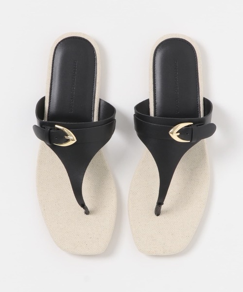 URBAN RESEARCH DOORS(アーバンリサーチドアーズ)の「キャンバスコンビトングサンダル(サンダル・レディース・ブラック/ブラウン・38/37/36)」の10枚目の写真