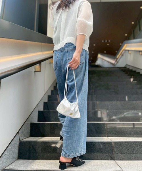 SAN HIDEAKI MIHARA × Scrap Book 巾着バック Scrap Book トートバッグ 「SAN HIDEAKI MIHARA」 別注 巾着