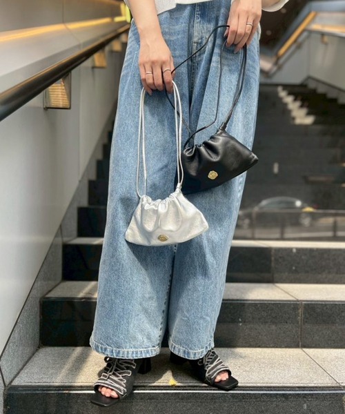 SAN HIDEAKI MIHARA × Scrap Book 巾着バック Scrap Book トートバッグ 「SAN HIDEAKI MIHARA」 別注 巾着