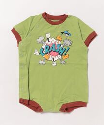 黄緑の袖のロンパース dxl-kid171-01.jpg