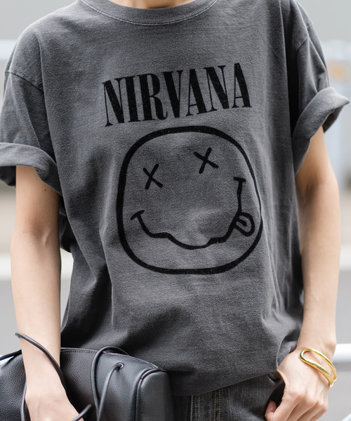 FRAMeWORK(フレームワーク)の「GOOD ROCK SPEED/グッドロックスピード NIRVANA(Tシャツ/カットソー・レディース・スミクロ・FREE)」の11枚目の写真