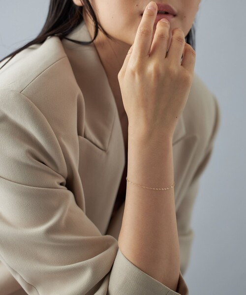 K10YG ブレスレット ヘキサゴンチェーン（ブレスレット）｜Jouete