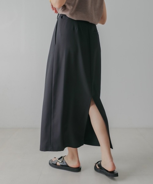 CIEL'AIR(シエルエアー)の「LINEN LIKE SKIRT (リネンライクスカート)(スカート・レディース・ブラック/オリーブ・FREE)」の19枚目の写真
