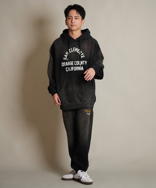 ムラサキスポーツ(ムラサキスポーツ)の「DEAR LAUREL/ディアローレル パーカー/プルオーバー フロント/バックプリント D25F-1202(パーカー・メンズ・ライトブルー/ネイビー/スミクロ/レッド・M/L)」の8枚目の写真