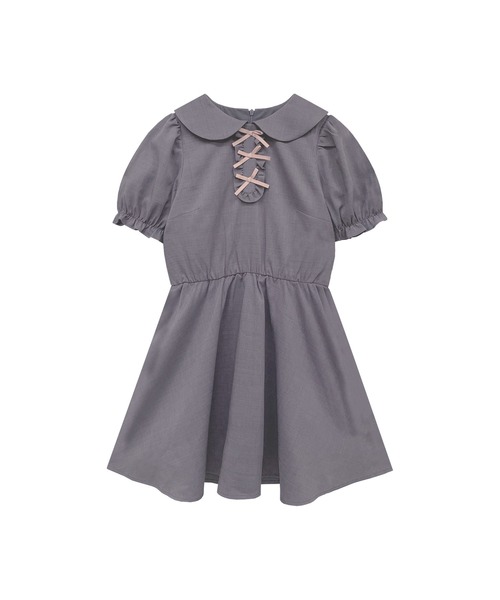 Honey Cinnamon(ハニーシナモン)の「シアーエプロンセットワンピース(ワンピース・レディース・ブラック×ホワイト/グレー×ピンク・FREE)」の18枚目の写真