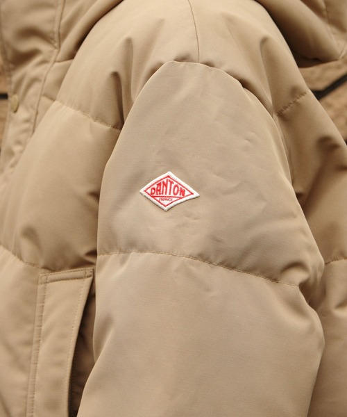 DANTON（ダントン）の「DANTON/ダントン　ダウンフーデッドジャケット　DOWN HOODED JACKET　DT-A0008 TPR（ダウンジャケット/コート・レディース・ブラック/ライトベージュ・S）」の20枚目の写真