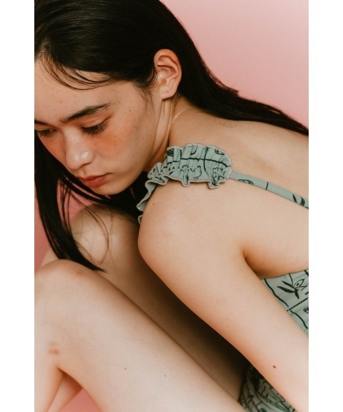 Knuth Marf 水着 back open flower swim suit（水着）｜Knuth Marf