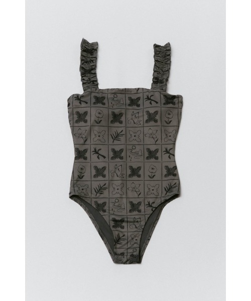 knuthmarf 水着 back open flower swim suit（水着）｜Knuth Marf