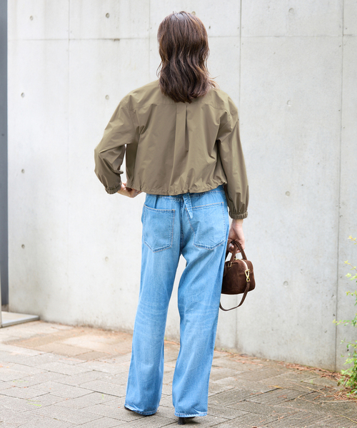 IENA（イエナ）の「クロップドノーカラーブルゾン（ブルゾン）」 - WEAR