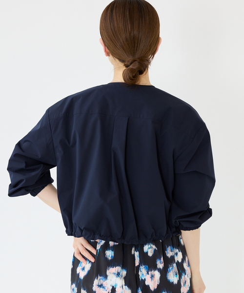 IENA（イエナ）の「クロップドノーカラーブルゾン（ブルゾン）」 - WEAR