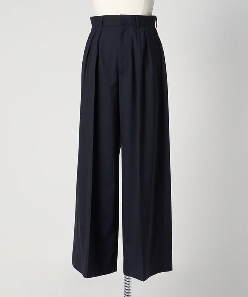 LOEFF（ロエフ）の「＜LOEFF＞W TORO バギー パンツ（その他パンツ・レディース・ネイビー/グレー・1/0/00）」の2枚目の写真