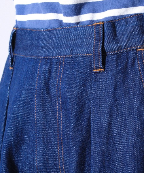 GLOSTER（グロスター）の「【WEB限定】フロントインタックワイドデニム（デニムパンツ・メンズ・インディゴブルー/ブラック・マルチサイズ）」の18枚目の写真