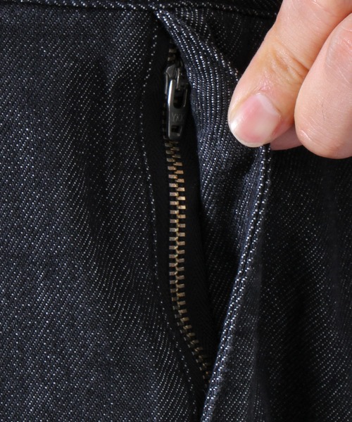 GLOSTER（グロスター）の「【WEB限定】フロントインタックワイドデニム（デニムパンツ・メンズ・インディゴブルー/ブラック・マルチサイズ）」の11枚目の写真