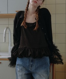 dreamy balloon frill camisole