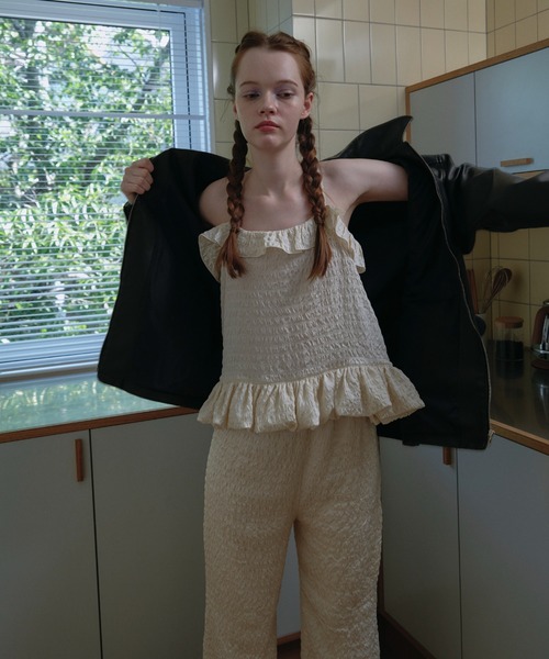 dreamy balloon frill camisole（キャミソール）｜HONEY MI