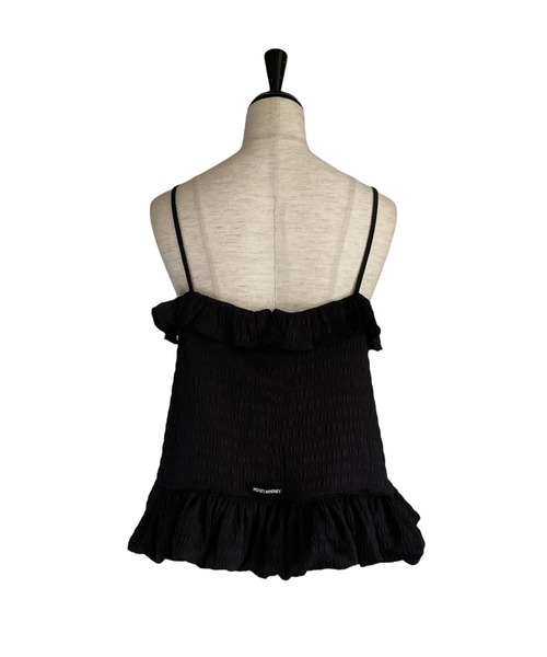 HONEY MI HONEY(ハニーミーハニー)の「dreamy balloon frill camisole(キャミソール・レディース・オフホワイト/ブラック/ピンク・FREE)」の21枚目の写真