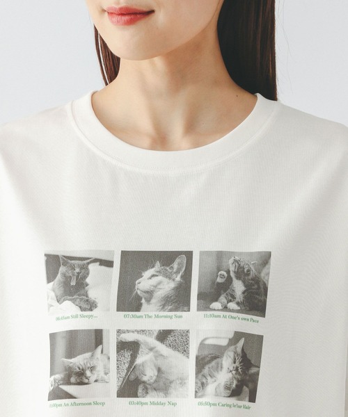 GLOBAL WORK(グローバルワーク)の「ヘビロッTEEアソートプリント/577891(Tシャツ/カットソー・レディース・ホワイト系1/ホワイト系2/ホワイト系3/ホワイト系5/ホワイト系4/スミクロ・MEDIUM/LARGE)」の18枚目の写真