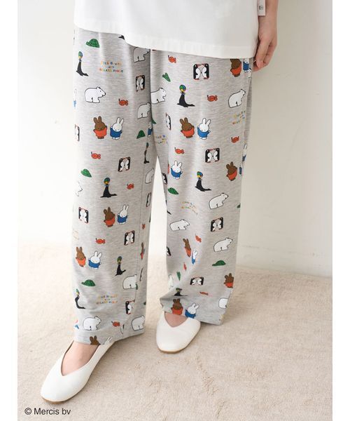 新品♡ジェラートピケ Dick Bruna 接触冷感　上下ロングパンツセット Dick Bruna】【接触冷感】総柄ロングパンツ(ロングパンツ