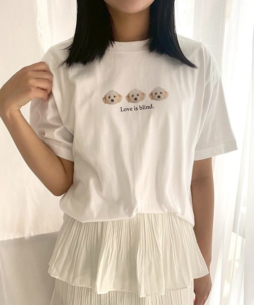 cuorequal(クオレコール)の「アニマルプリントデザイン半袖Tシャツ(Tシャツ/カットソー・レディース・B/C/A・MEDIUM)」の2枚目の写真
