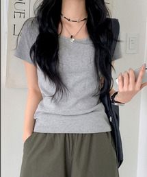 クルーネック 半袖Tシャツ