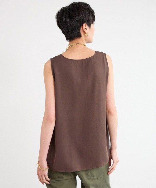 BARNYARDSTORM（バンヤードストーム）の「BARNYARDSTORM / フィブリルノースリプルオーバー＜セットアップ対応＞（タンクトップ・レディース・カーキ/ブラウン・FREE）」の11枚目の写真