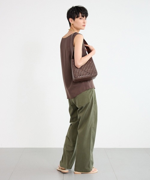 BARNYARDSTORM（バンヤードストーム）の「BARNYARDSTORM / フィブリルノースリプルオーバー＜セットアップ対応＞（タンクトップ・レディース・カーキ/ブラウン・FREE）」の14枚目の写真