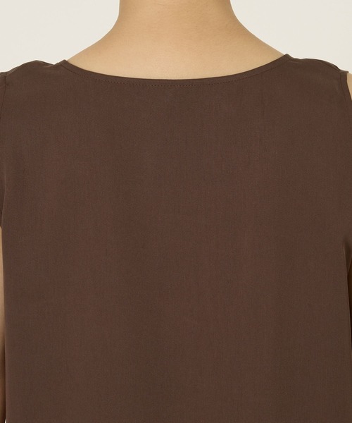 BARNYARDSTORM（バンヤードストーム）の「BARNYARDSTORM / フィブリルノースリプルオーバー＜セットアップ対応＞（タンクトップ・レディース・カーキ/ブラウン・FREE）」の20枚目の写真