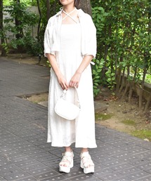 レディースのセットアップ（ホワイト/白色系・花柄・ボタニカル