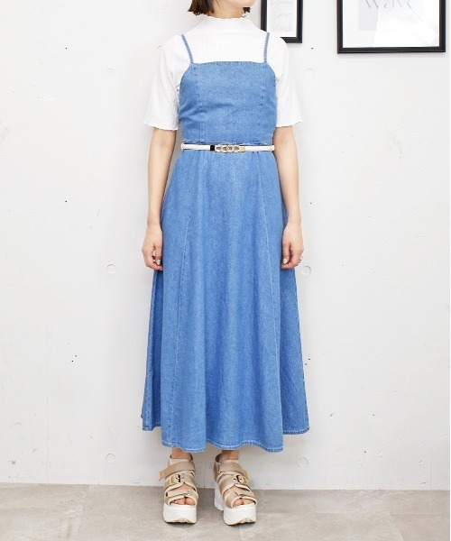 ハンドメイド【ワンピース、セットアップ】 M0391 デシンコンビジャージワンピース(M ホワイト): ワンピース