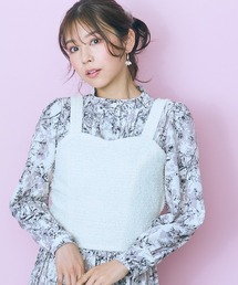 marun | <大きいサイズ>ツイード調ビスチェ marun(ベスト)